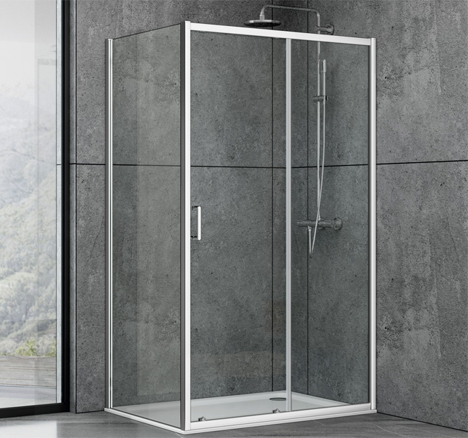 Dusel shower enclosure